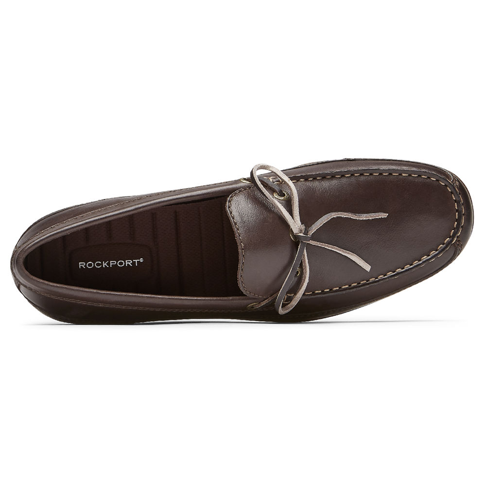 Rockport Loafers For Mens Brown - Malcom Tie - ZH3682570